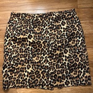 GAP Leopard Print Skirt 12